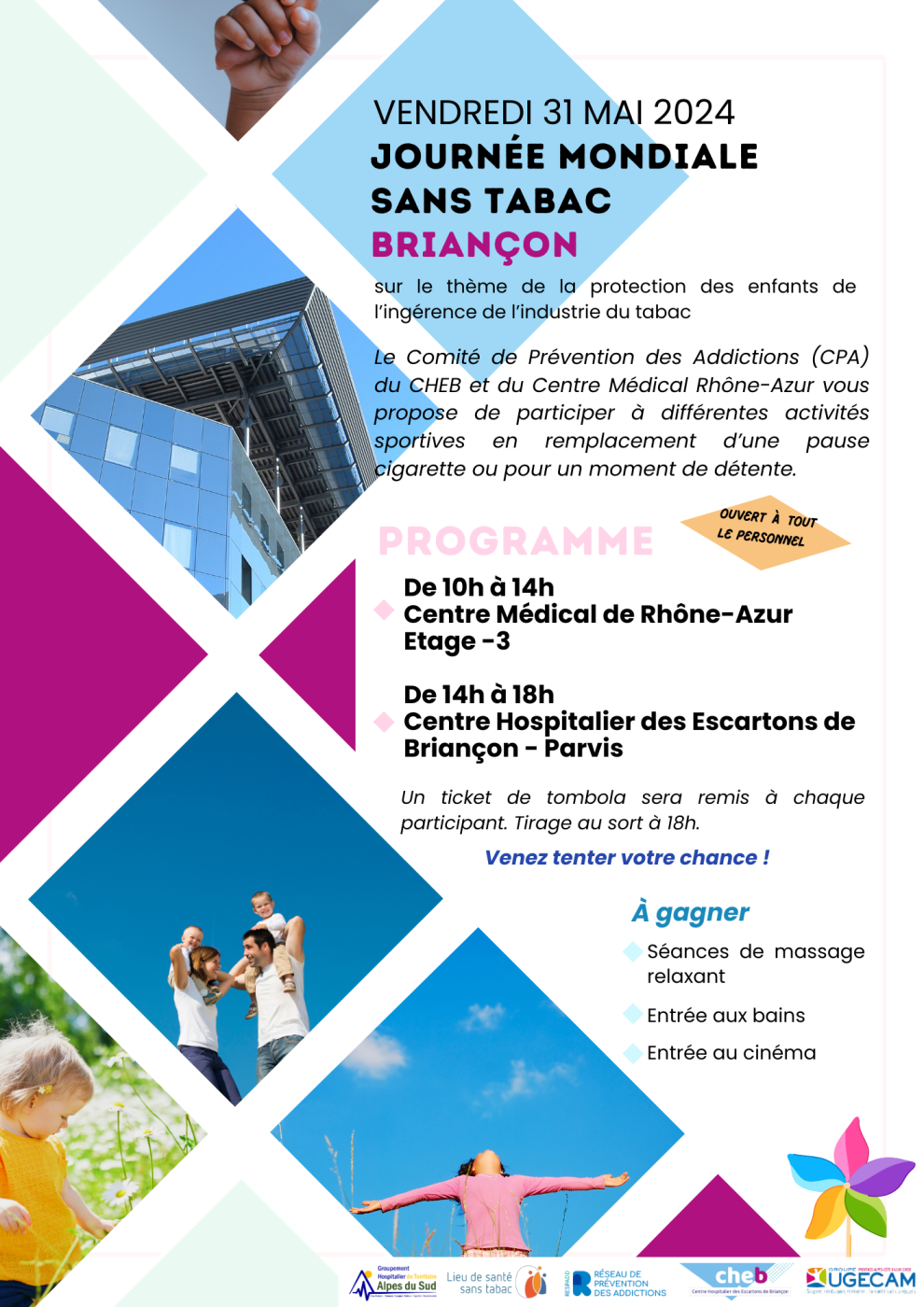 Journée Mondiale Sans Tabac | Centre Hospitalier des Escartons de Briançon