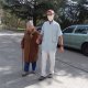 Promenade de notre doyenne de 105 ans avec l'assistant social